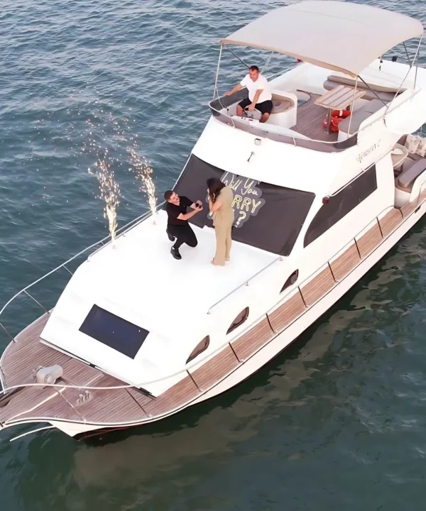 Korhan Yatı Drone Paket Evlilik Teklifi Organizasyonu – Mersin Marina