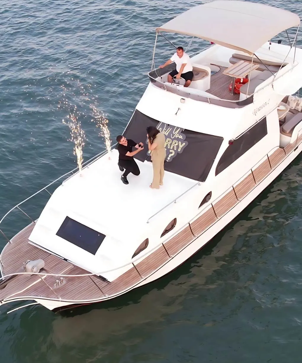 Korhan Yatı Standart Paket Evlilik Teklifi Organizasyonu – Mersin Marina - Görsel 3