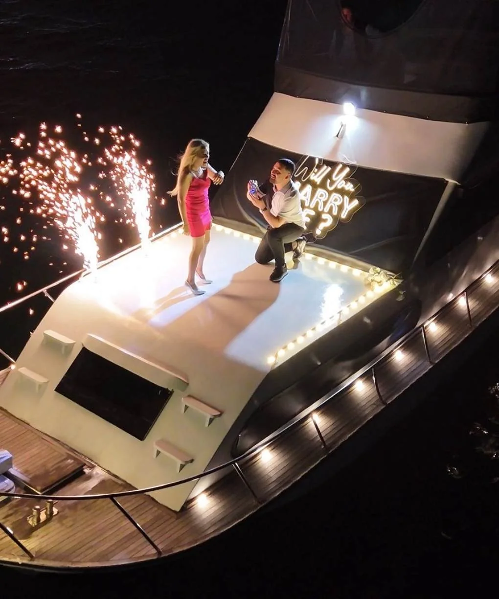 Korhan Yatı Standart Paket Evlilik Teklifi Organizasyonu – Mersin Marina - Görsel 5